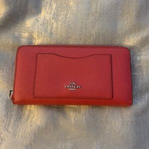 Pink coach wallet